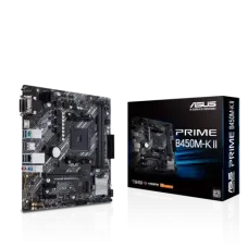 Asus PRIME B450M-K II DDR4 AMD AM4 micro ATX Motherboard